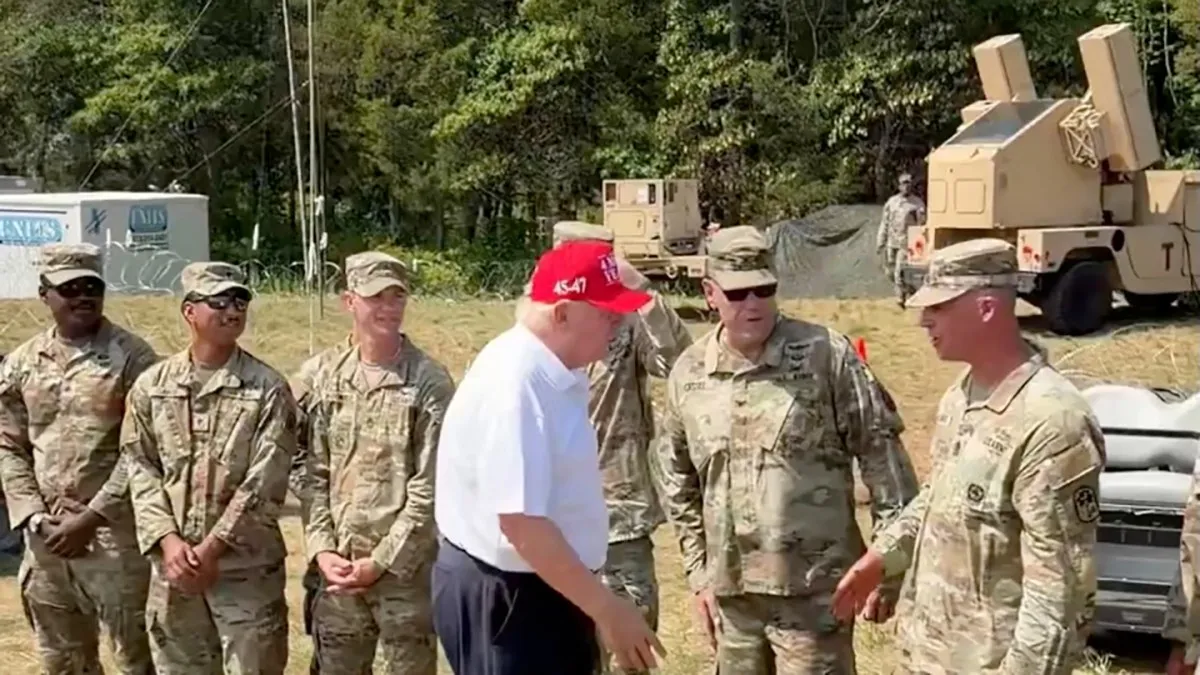 ABD Başkanını Korumak İçin Sahaya İndi: Avenger Hava Savunma Sistemi Golf Sahasında Görüntülandı