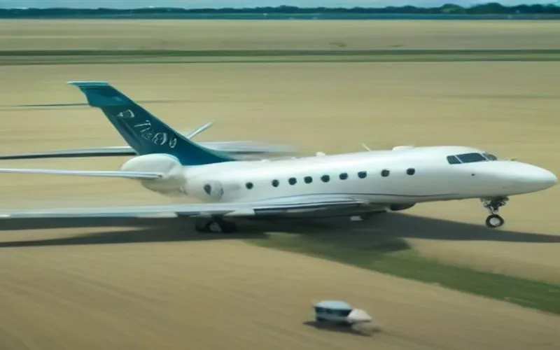 ABD'de Gulfstream G-IV İş Jeti Pistten Çıktı