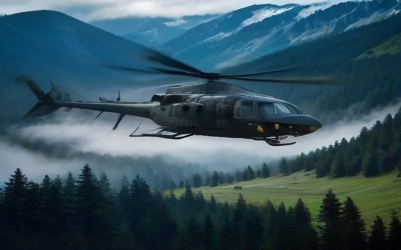 ABD Ordusuna Ait MH-60 Black Hawk Helikopteri Colorado'da Düştü