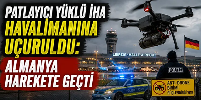 Almanya'dan Kritik Hamle: Leipzig/Halle Havalimanı'ndaki İHA Tehdidi Sonrası Anti-Drone Önlemleri Artırılıyor