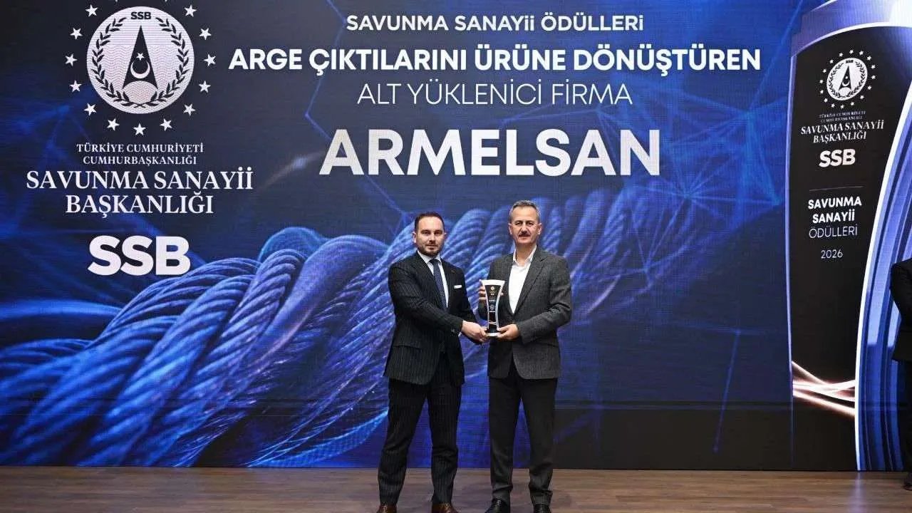 ARMELSAN’a SSB’den “Ar-Ge Çıktılarını Ürüne Dönüştüren Firma” ödülü