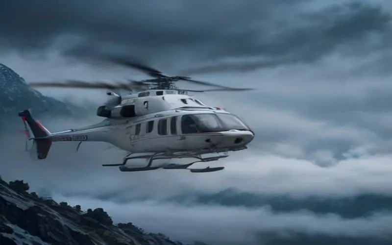 Giresun'da Yüksek Gerilim Hattı Çalışması Yapan Helikopter Düştü