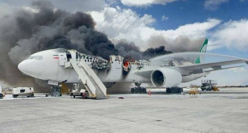 Mahan Air Uçağı İmha Edildi