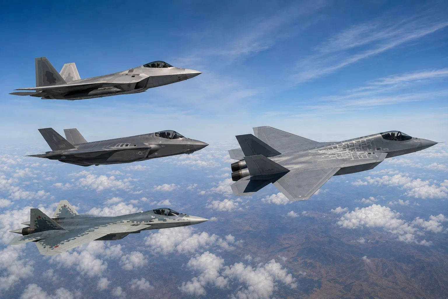 Milli Muharip Uçak KAAN Hangi Askeri Doktrinin Temsilcisi: F-22, F-35 mi, yoksa Su-57 mi?