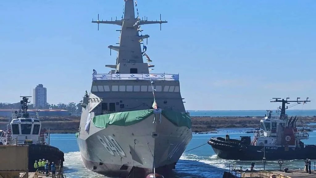 Navantia, Suudi Arabistan için ürettiği yedinci korveti denize indirdi