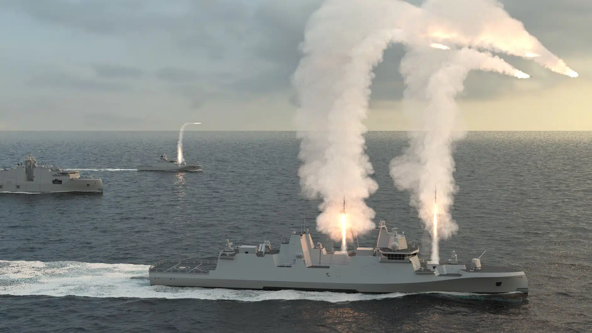 Rheinmetall, Yeni Nesil GMF140 Fırkateynini Tanıttı