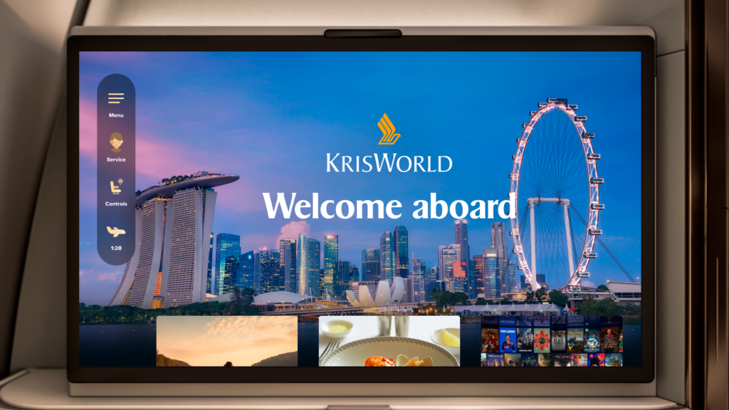 Singapore Airlines, yeni nesil Krisworld ve yüksek hızlı bağlantıyla uçak içi eğlenceyi genişletiyor