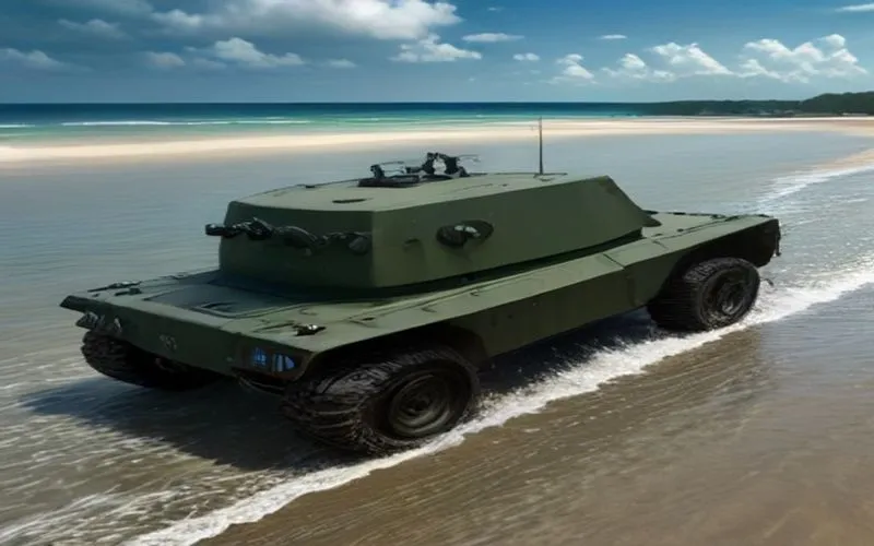 Turkish Defense Firm FNSS Unveils Advanced Unmanned Amphibious Assault Vehicle