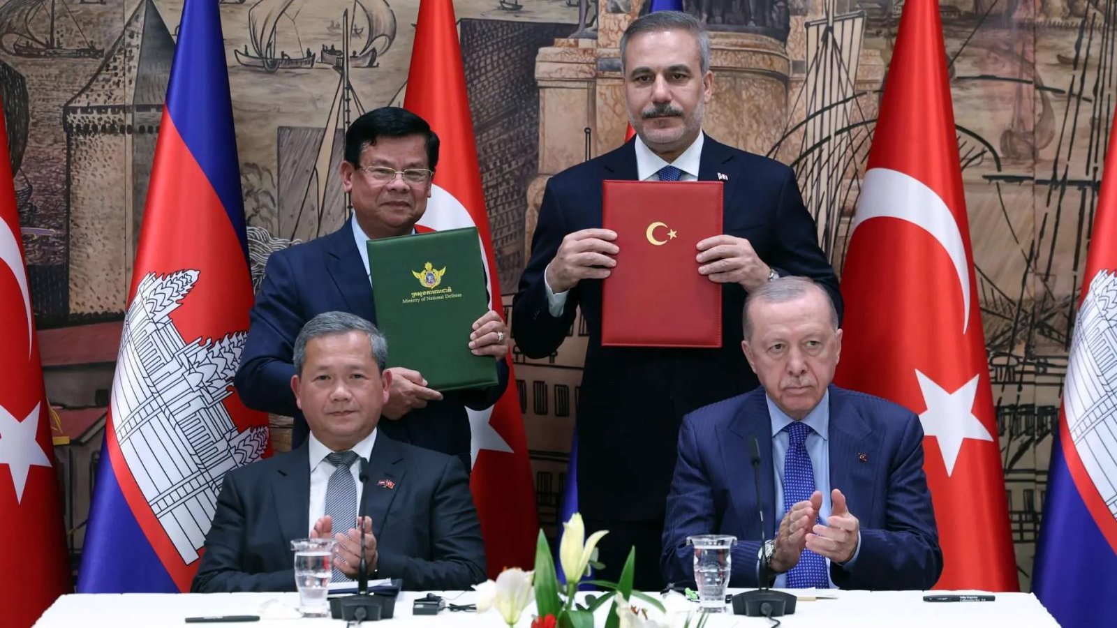 Türkiye ile Kamboçya arasında Askeri Çerçeve Anlaşması imzalandı