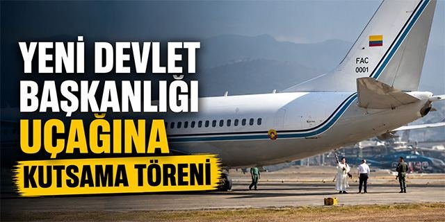 Yeni Devlet Başkanlığı Uçağına Kutsama Töreni